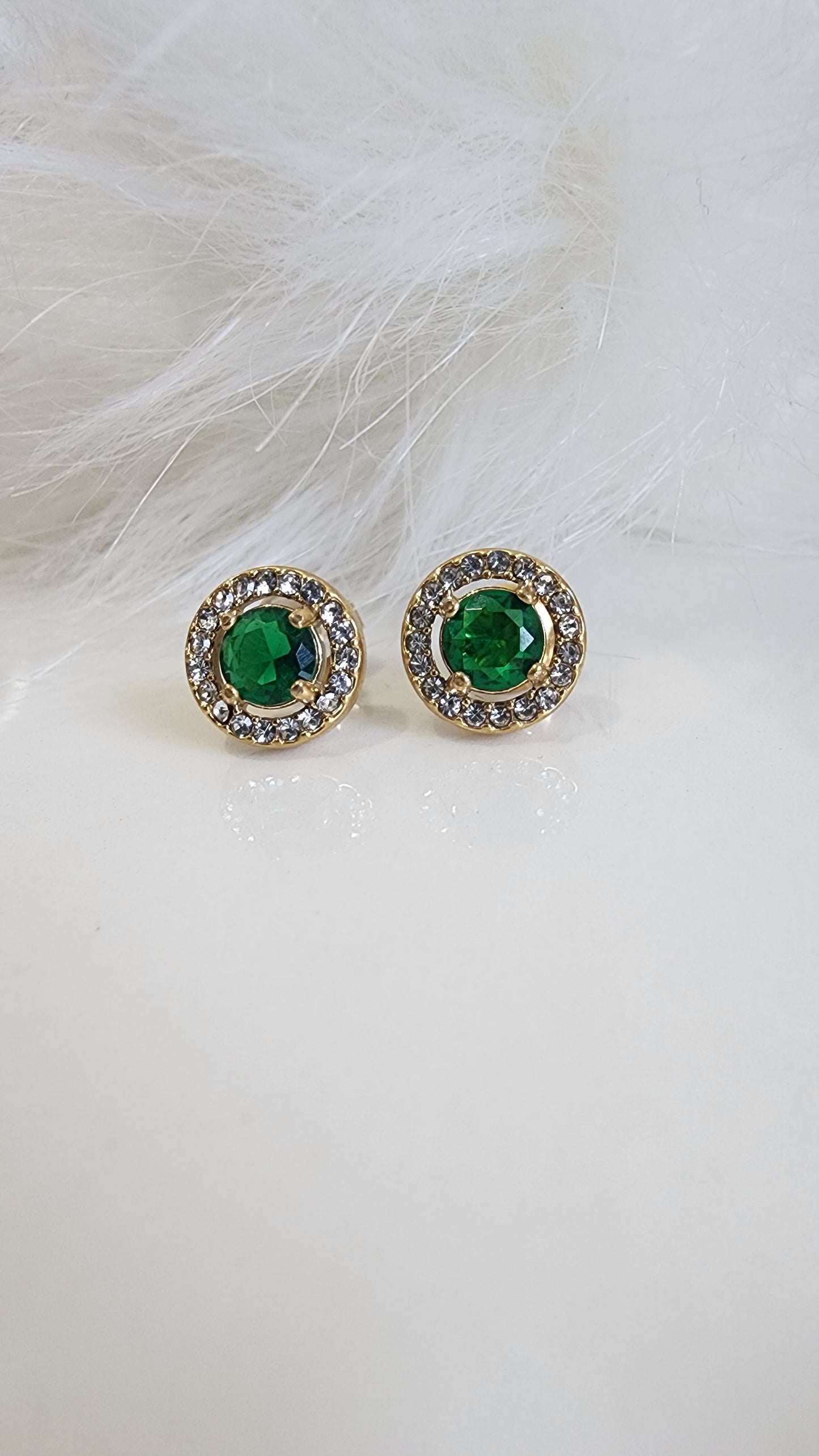 Green Earrings