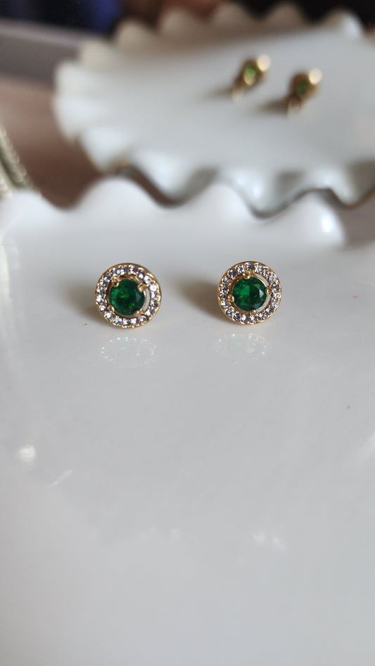 Green Earrings